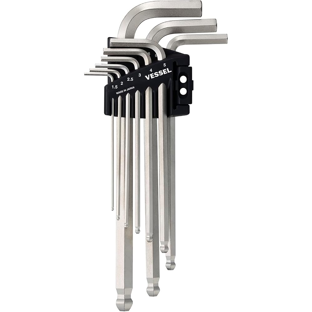 VESSEL (VESSEL) L8309BP Main Tightening Ball Point Wrench, Set of 9