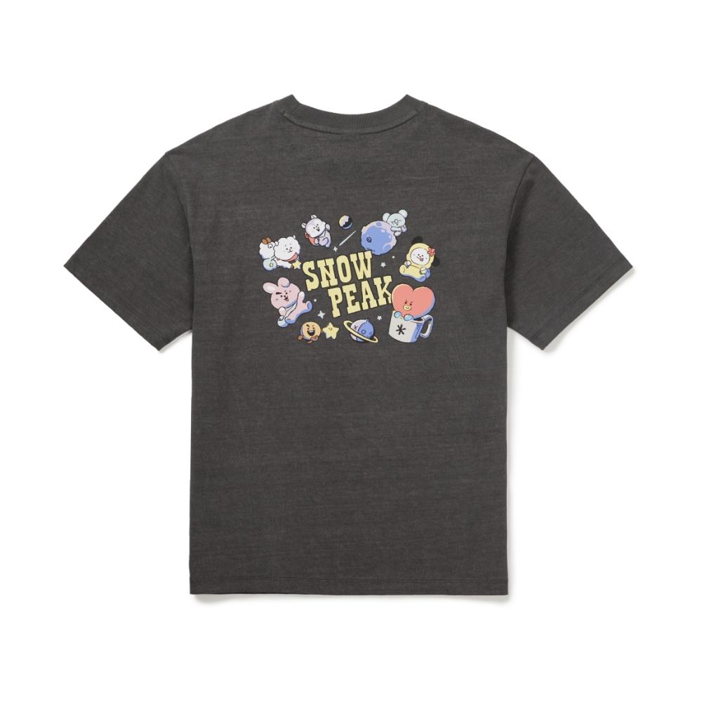 SNOWPEAK [Snow Peak I BT21] Women's Graphic Short Sleeve T-Shirt (S26MWFTS92)