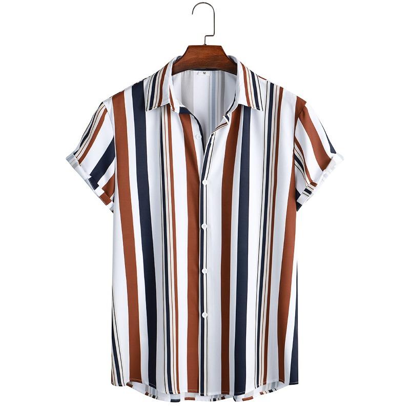 Men's Cable Knit Collar Shirt