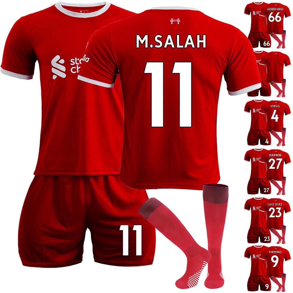 2324 Liverpool-Home Jerseys Children's Football Training Suit Set