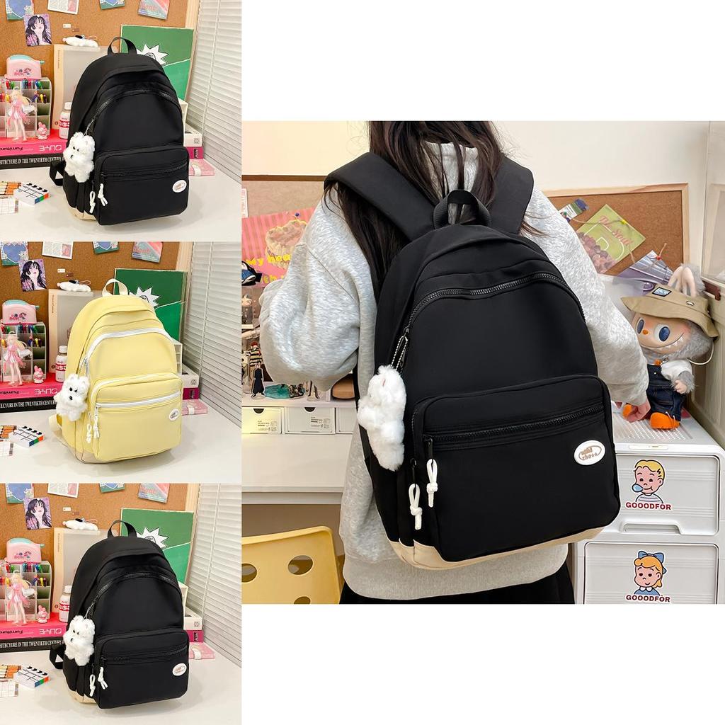 Girls Backpack For School With Slim Nylon Construction And Student Comfort Features