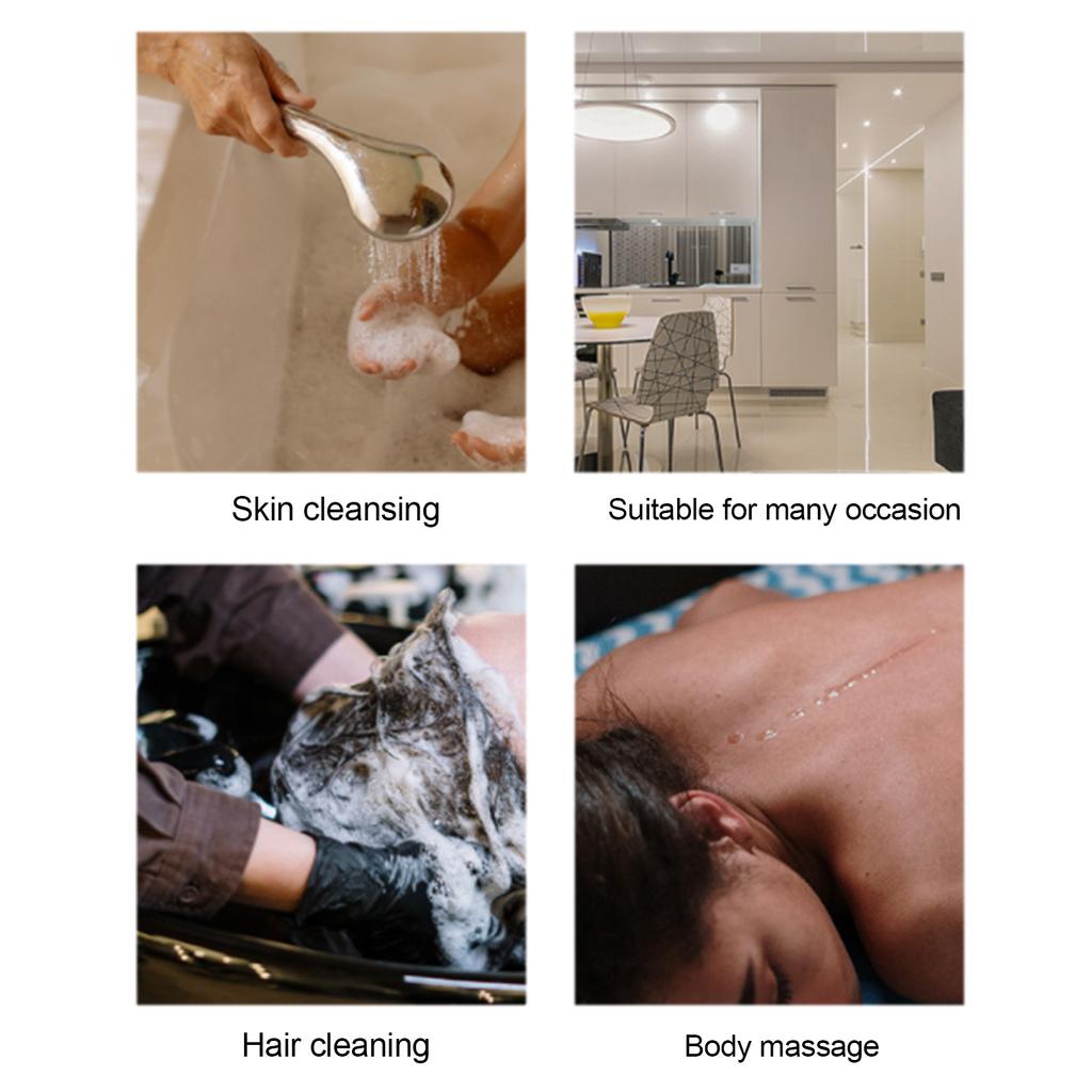 Round Body Massage Brush Portable Home Salon Exfoliating Body Scrubber Shower Bath Brush