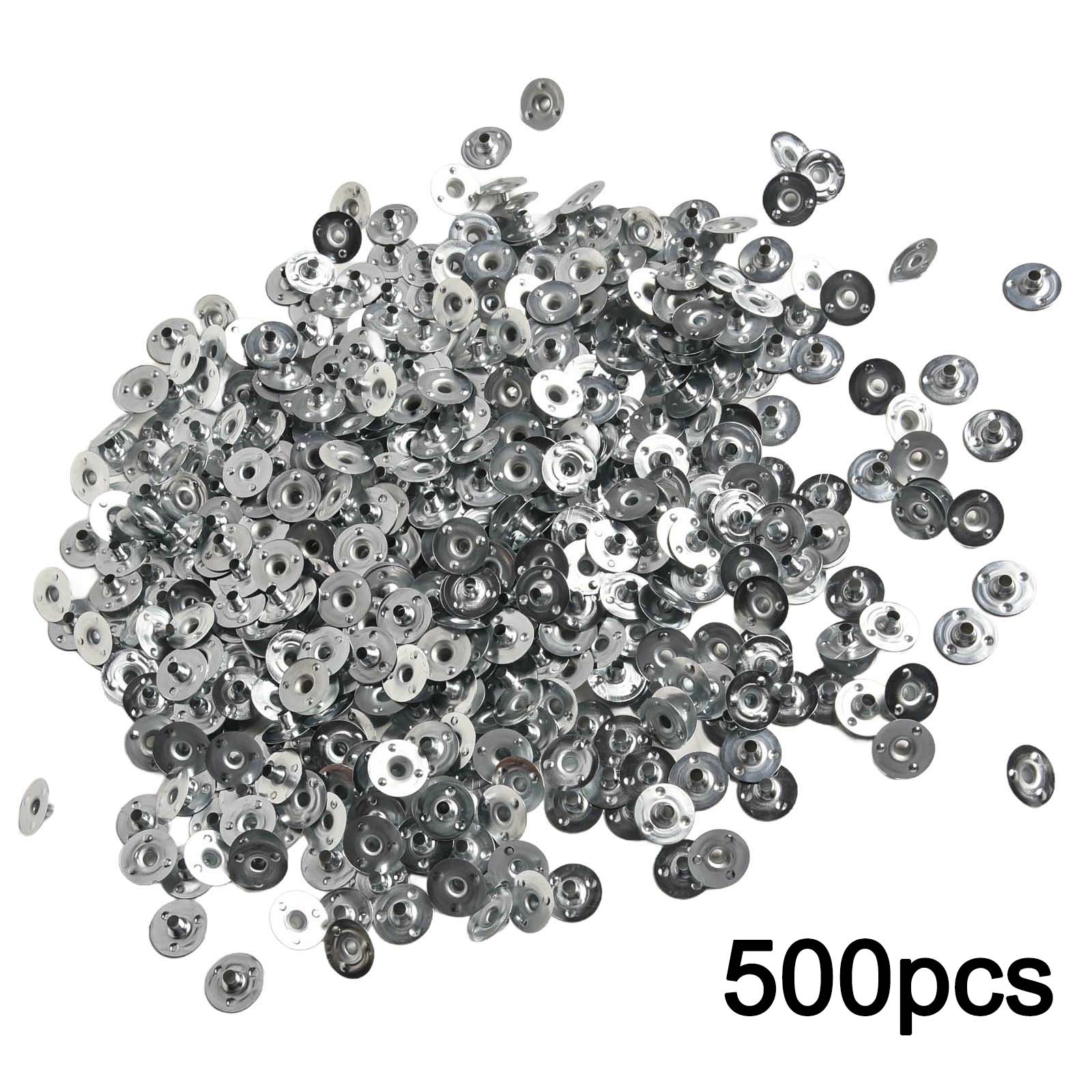 

500pcs Candle Wicks Tabs Metal Candle Wicks Sustainer Tabs Iron Stand Candle DIY Handmade Candle Making Supplies