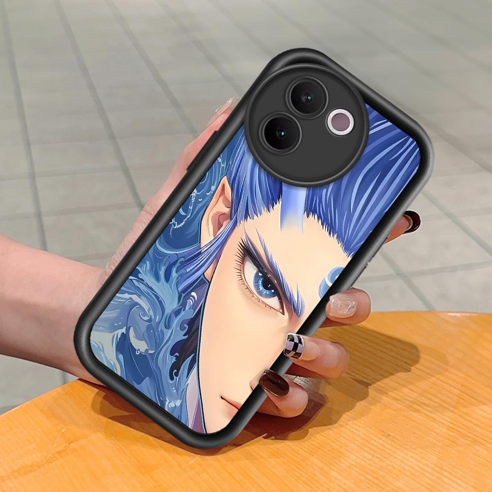 For Honor 200 90 Lite Huawei P30 P40 P50 Infinix Vivo V40 V30 Y16 Y19s Y22 Y22s Y36 Anime Characters Silicone Soft Full Lens Protect Case