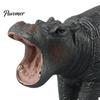 Educational Animal Figure Simulation Hippopotamus Figurine, Lifelike Hippo Statue Sculpture, River Hand Painted Sculpture Horse Model Toy for