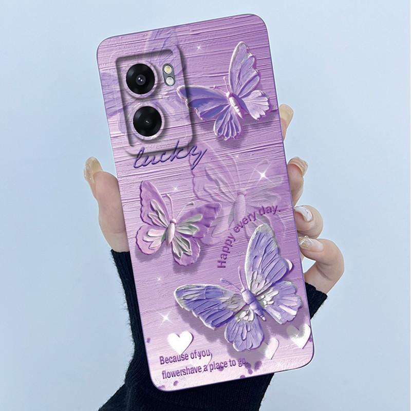 Hülle Für Realme Narzo 50 5G V23 5G Q5i Niedlicher Panda Süße Katzen Silikon Weiche Rückseite RMX3572 RMX3571 Stoßfänger Schutzhülle
