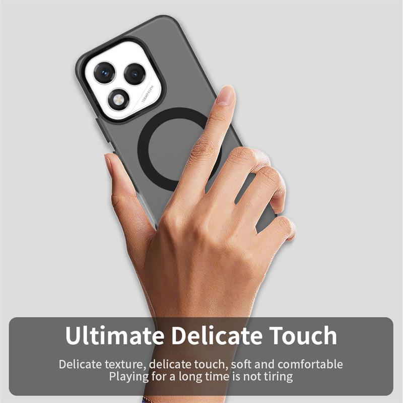 Magnetic For Honor 400 Lite Case Magsafe Wireless Charging Cover Honor 400 Lite Matte TPU Protective Phone Case Honor 400 Lite