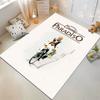 Cinema Paradiso Poster Art with Bicycle Theme, Non-slip Rug Suitable for Living Room and Bedroom Sofas Sofas