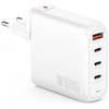 Ładowarka sieciowa 100W 4smarts 3xUSB-C/1xUSB-A Biała