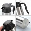 Stainless Steel Fast Boil, Portable Electric Hot Water Kettle for Tea and Coffee,750ml Car Electric Kettle Thermal Mug