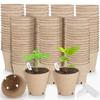Aug. Round Plant Nursery Pots With Drainage Holes, Bulk Small Seed Starting Trays, Garden Sprout Biodegradable Containers