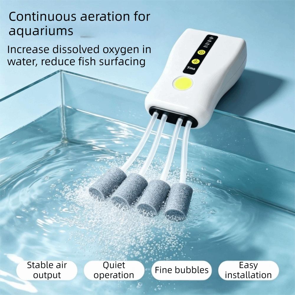 Energy Efficient Aquarium Air Pump Real-time Power Display Fish Tank Aerator Fish Tank