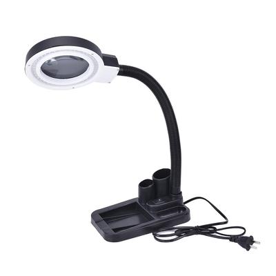 EU USUKAU Plug 220V Crafts Glass Lens LED Desk Magnifier EU USUKAU Plug 220V Crafts Glass Lens LED Desk Magnifier