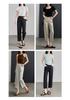 Leg slit thin casual pants for women, 2026 summer fashion, loose and versatile, slimming straight leg pants