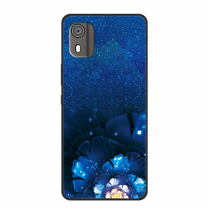 Case For Nokia C02 Luxury Soft Silicone TPU Black Phone Cover for Nokia C02 C 02 NokiaC02 Funda Lovely Shockproof Bumper Coque