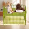 Nano Folding Indoor Dog and Small Pet Cage with Display Table