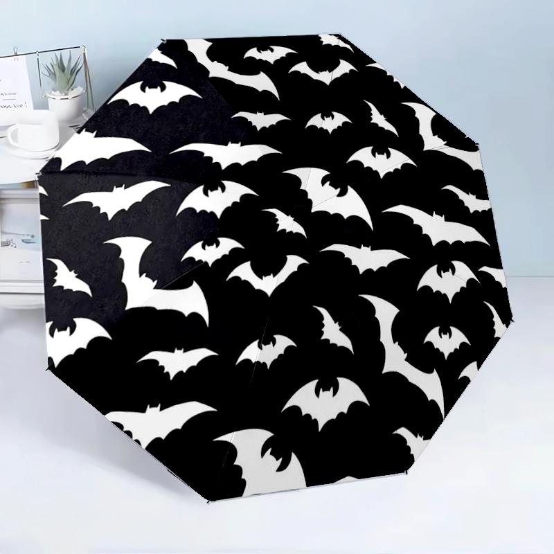 Fantasy Bat Artwork 8-Frame for Travel, camping, Casual Lightweight Portable Umbrella, Essential for every family Holidays Birthday Gift
