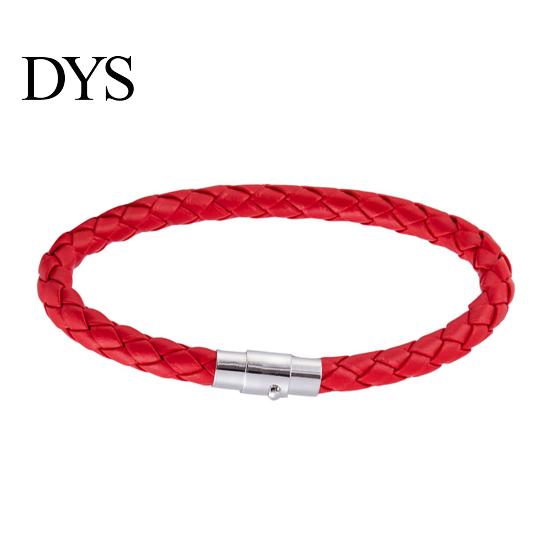 Magnetic Hand Chain Bracelet Braided with Buckle Faux Leather Couple Versatile Men for Anniversary