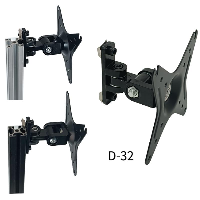 Wall Mount Monitor Bracket Button Box Vesa Mount 100 Mm 75Mm 50Mm 2 Axis Adjustable Button Box Mounting Sim Rig Upgrade