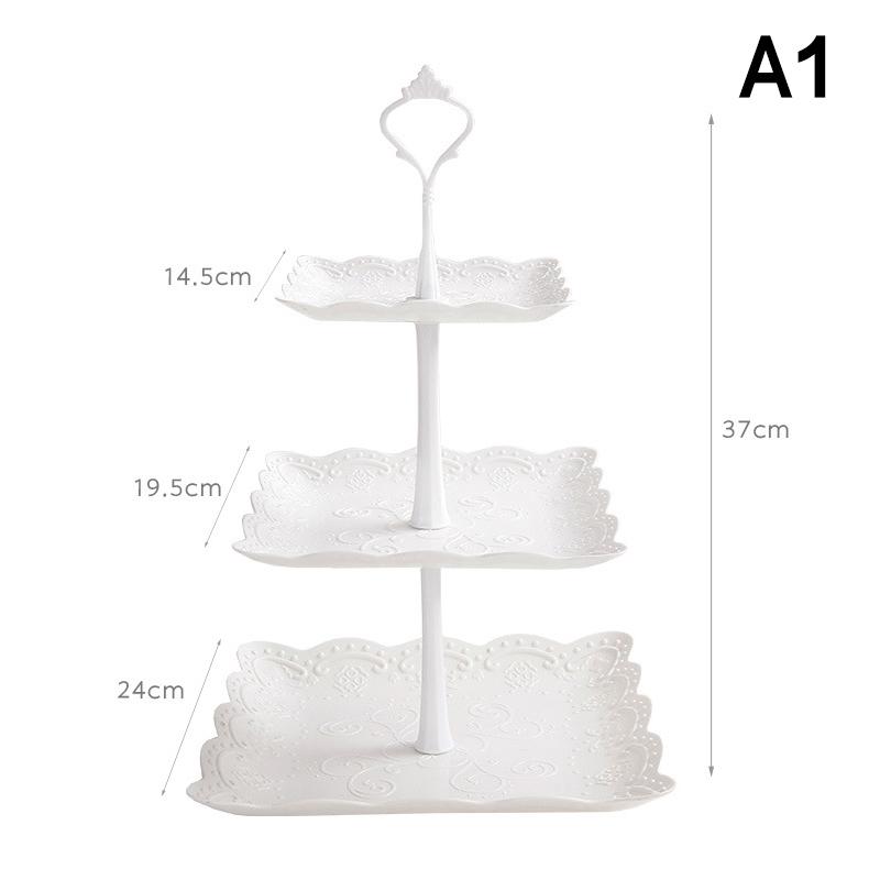 2/3 Katlı Cupcake Standı Servis Standı Tatlı Kulesi Meyve Tepsisi Çay Partisi Bebek Partisi Düğün Noel Partisi İçin