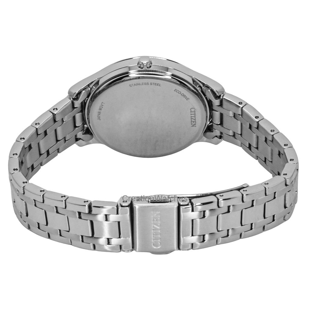 Citizen Elegance Edelstahl Rosa Zifferblatt Eco-Drive EM0411-71X Damenuhr