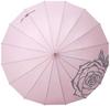 Mabu for Basic Jump Long Rain UV Floral Umbrella (mabu) Parasol/Umbrella Women, 58cm, 16, Rose, SMV-40232, Umbrella, Umbrella, Protection, Sunshade,