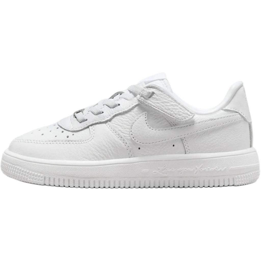 Nike Nocta X  Air Force 1 Low Easy-On SP Comfortable Versatile Slip-Resistant Durable Low-Top Kids Skate Shoes Kids sneaker White HJ7925-100