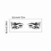 10 Pairs Halloween Eye Stickers Sweatproof Halloween Face Tattoo Stickers Spider Bat Skull Women Masquerade Cosplay Party