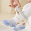 New Cute Cartoon Middle Tube Socks Comfotable Thickned Socking Cold Proof Warm Socks for Baby