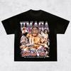 Maglietta Grafica Sportiva Retro Vintage Umaga 'Fatu' W.W.E Star Regalo per Fan S-5XL Maglietta Unisex