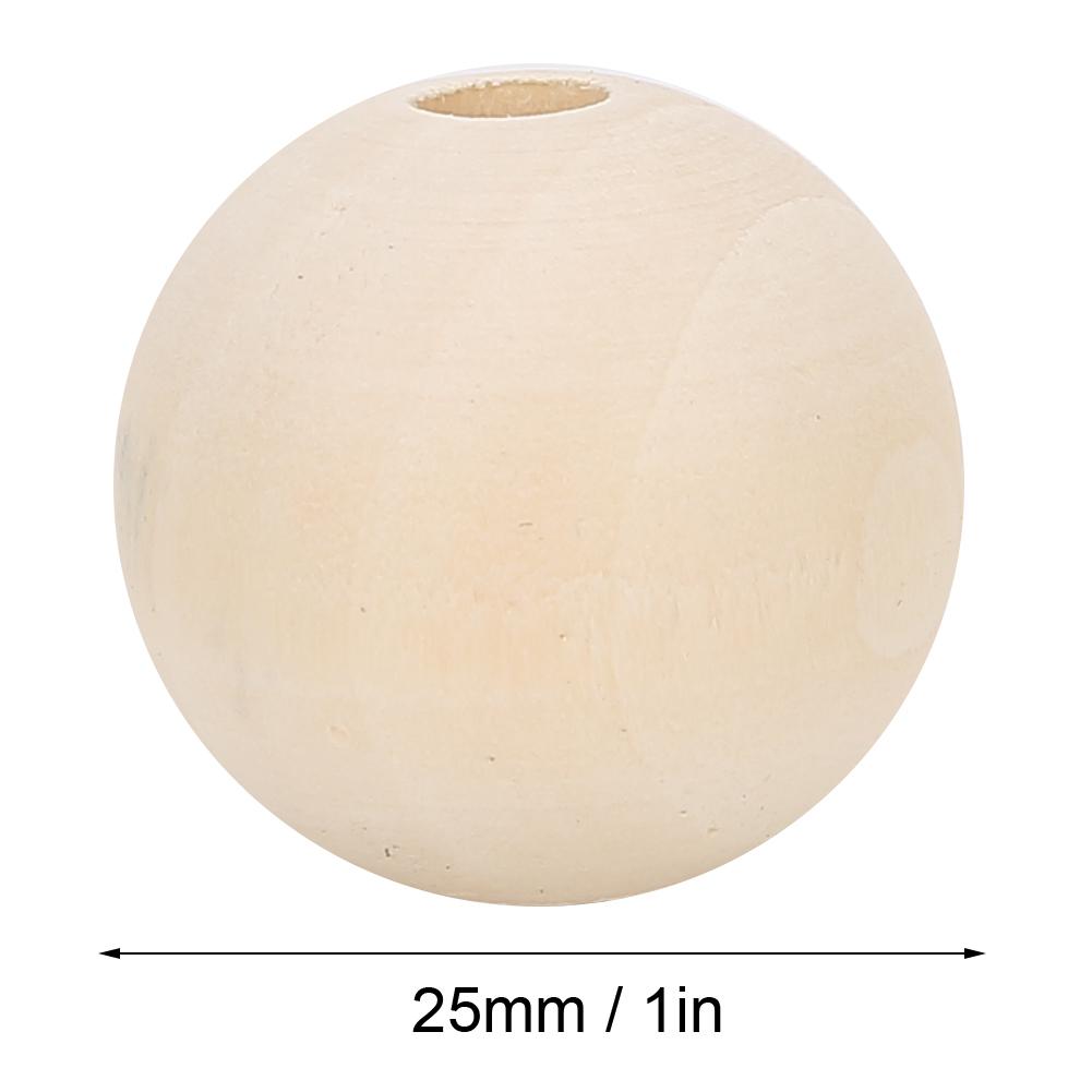 Round Bds Wooden Log Color Craft Bds for Jewelry Children Toys Making