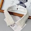 Elegant Diamond Lace False Collars Woman Crystal Removable Collar Women Necklace Fake Collar Detachable Tie Clothing Accessories