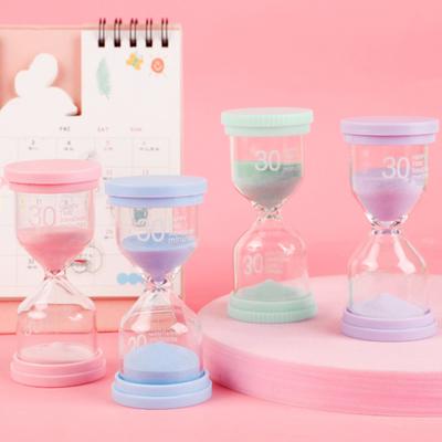 Timer a clessidra Attraente timer a sabbia Vetro ecologico 3/15/30 minuti per desktop