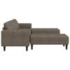Living Room Sofa 3 Pcs Dark Grey