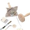 Wooden Darning Supplies DIY Kits Darning Mushroom Patching Tool Pant Clothes Socks Bag Home Sewing Wood Mending Device