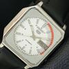 VINTAGE SEIKO 5 AUTOMATIC 7009A JAPAN MENS WHITE COLOR DIAL WATCH A708757-1