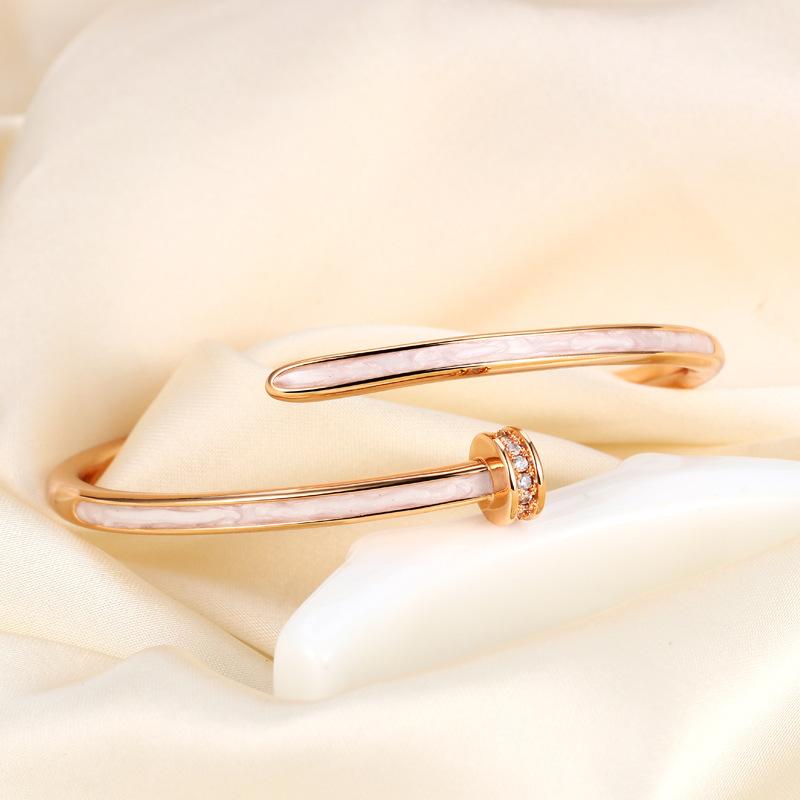 Браслет на голую руку с цветами фритилля, простой и модный, персонализированный открытый браслет, браслет, точка, заклепка