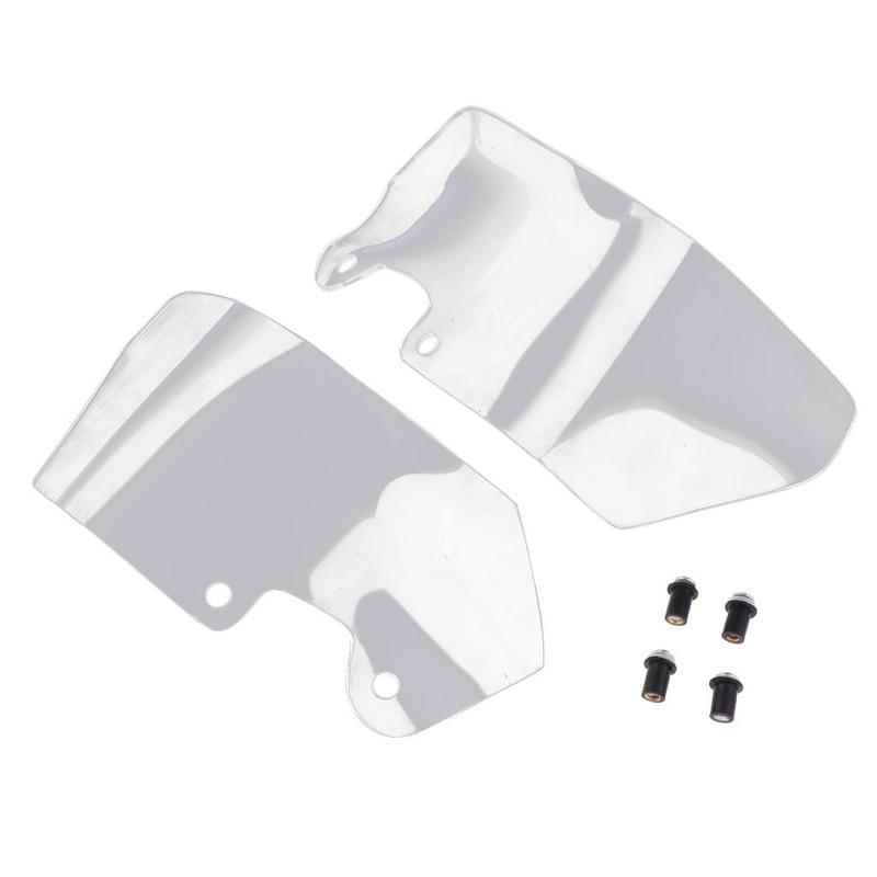 Motorcycle Windsheild Wind Deflectors Scratch Resistant Set for