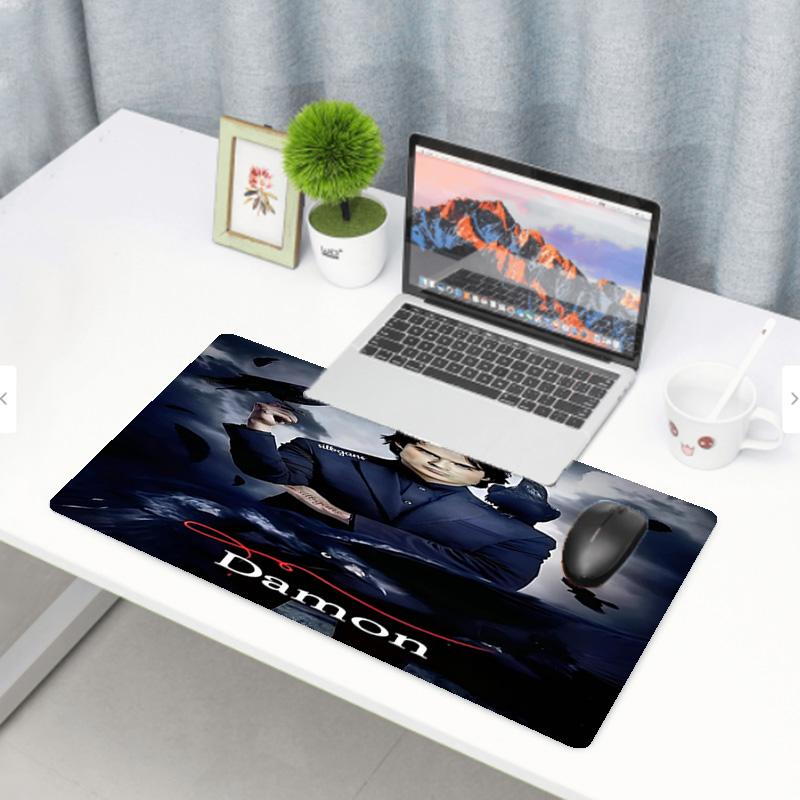 Damon Salvatore Print Mouse Pad, Anti‑Slip Desktop keyboard Mat, for PC Laptop Gaming Working Daily Use, Cool Festival Surprise Gift