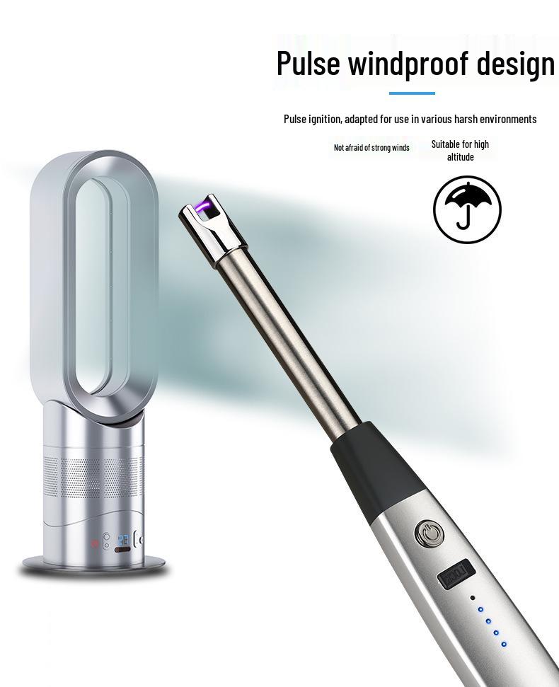 JL879 Rechargeable Windproof Arc Lighter for Kitchen and Gas Stove