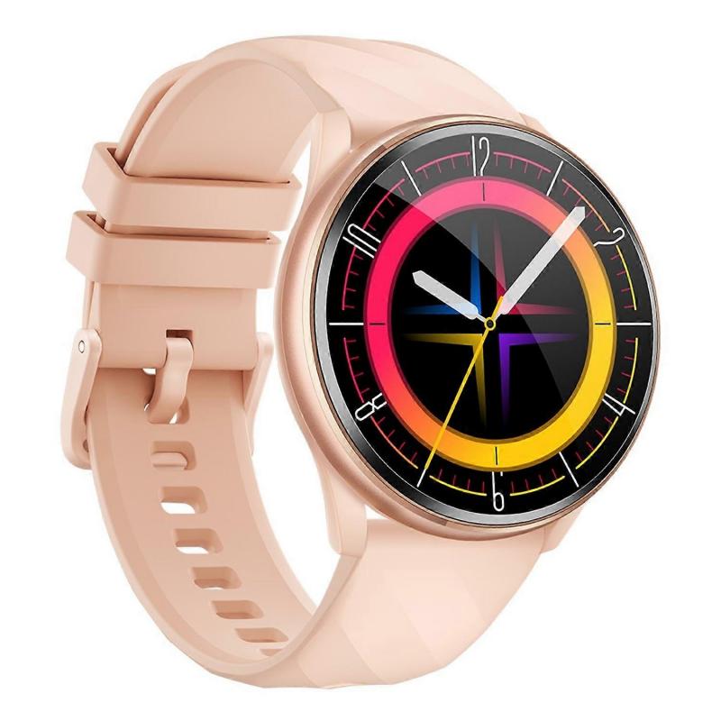 KT77 Bluetooth Call Smart Watch 1.46-inch Screen Heart Rate Sleep Monitoring Sports Watch - Gold