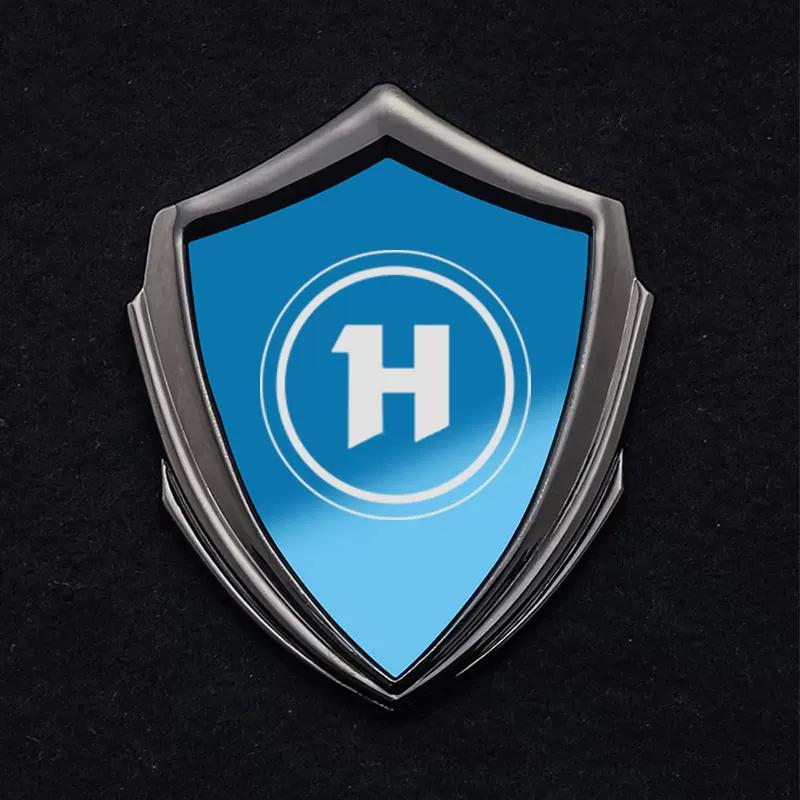 Hanwei All-metal Sun-resistant and Non-fading Electric Motorcycle 3D Three-dimensional Car Sticker Modified Decorative Sticker Body Side Logo Badge