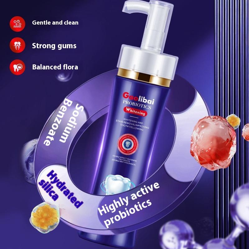 Whitening Toothpaste Press Clean Teeth Improve Yellow Teeth Fresh Breath