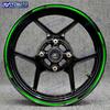 Motorcycle Reflective 17 Inch Wheel Stickers Rim Stripe Tape Hub Decal Decorate For NINJA ZX-6R ZX-10R ZX-14R ZX-12R ZX-9R ZX-7R