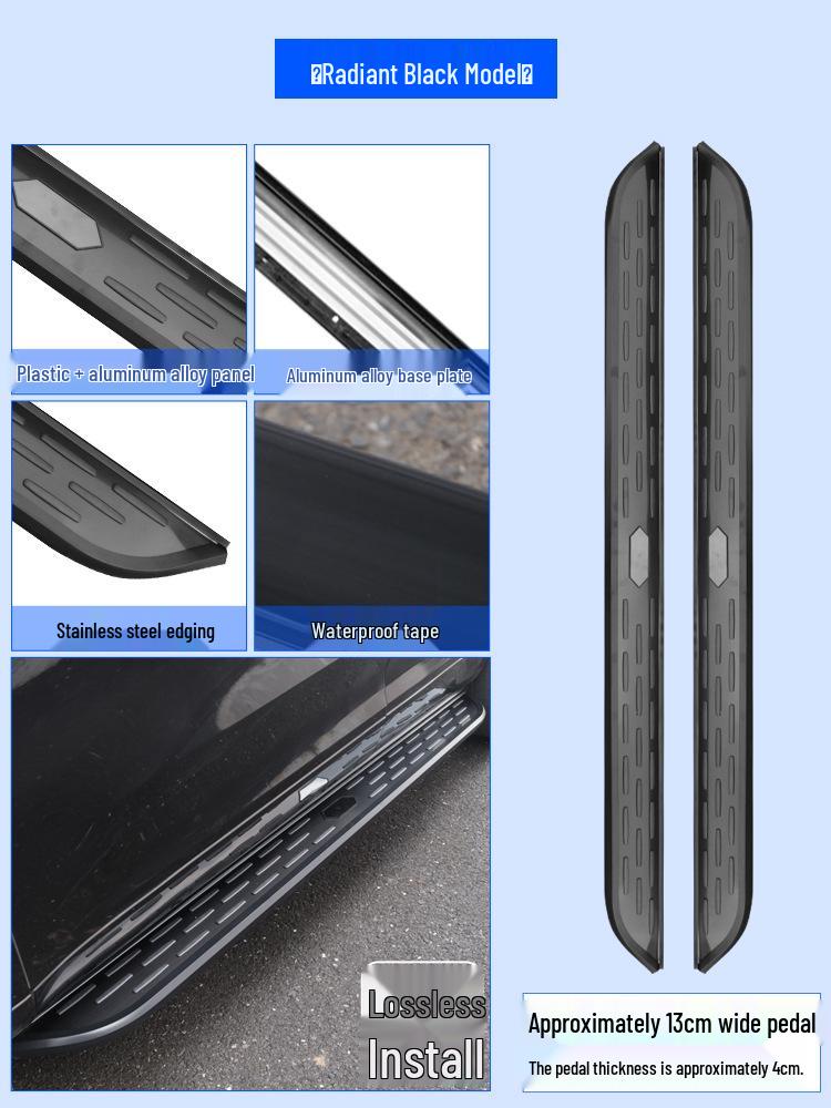 2024 Beijing BJ30 Electric Vehicle Aluminum Foot Pedals with Welcome Lights