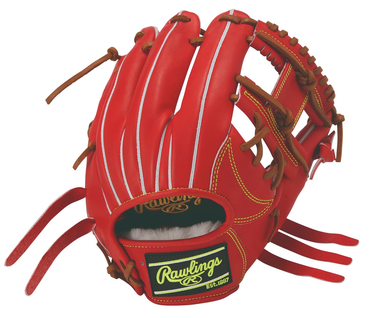 

Rawlings PRO EXCEL Baseball Red inches HOH® Glove, Softball, Infield, GR6HEN6X, Orange, 11.2 (Right-handed throw)