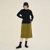CHIQUITA Half Turtleneck T-Shirt (Cotton) Black 233604Sbk
