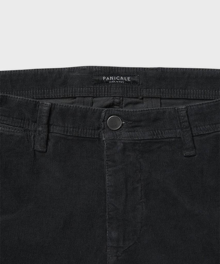 PANICALE Regular Slim Fit Cotton Pants [Black]