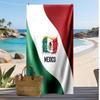 Asciugamano da Spiaggia Stampa Calcio Messico Asciugatura Rapida Super Assorbente Morbido Asciugamano da Bagno per Nuoto Spiaggia Viaggio Souvenir Regalo