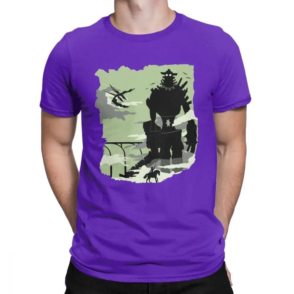Silhouette Of The Colossus Tshirt Unisex Shadow of the Colossus Humorous Cotton T Shirt 2021 Clothes Unisex
